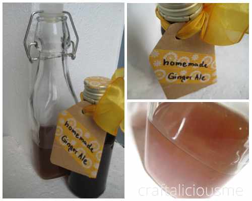 homemade ginger ale summer drink