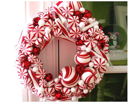 candy wreath