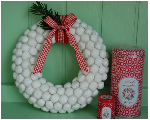 candy wreath