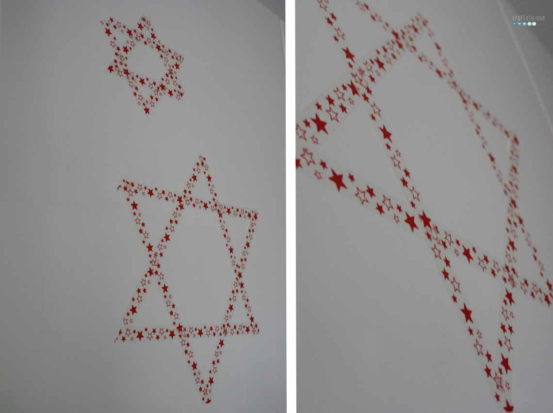 masking tape star
