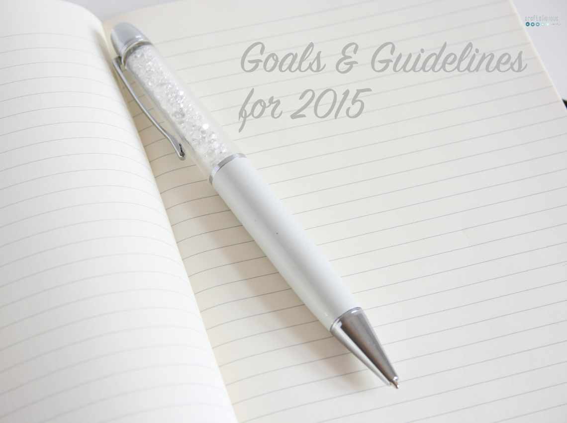 goals and guidelines for 2015