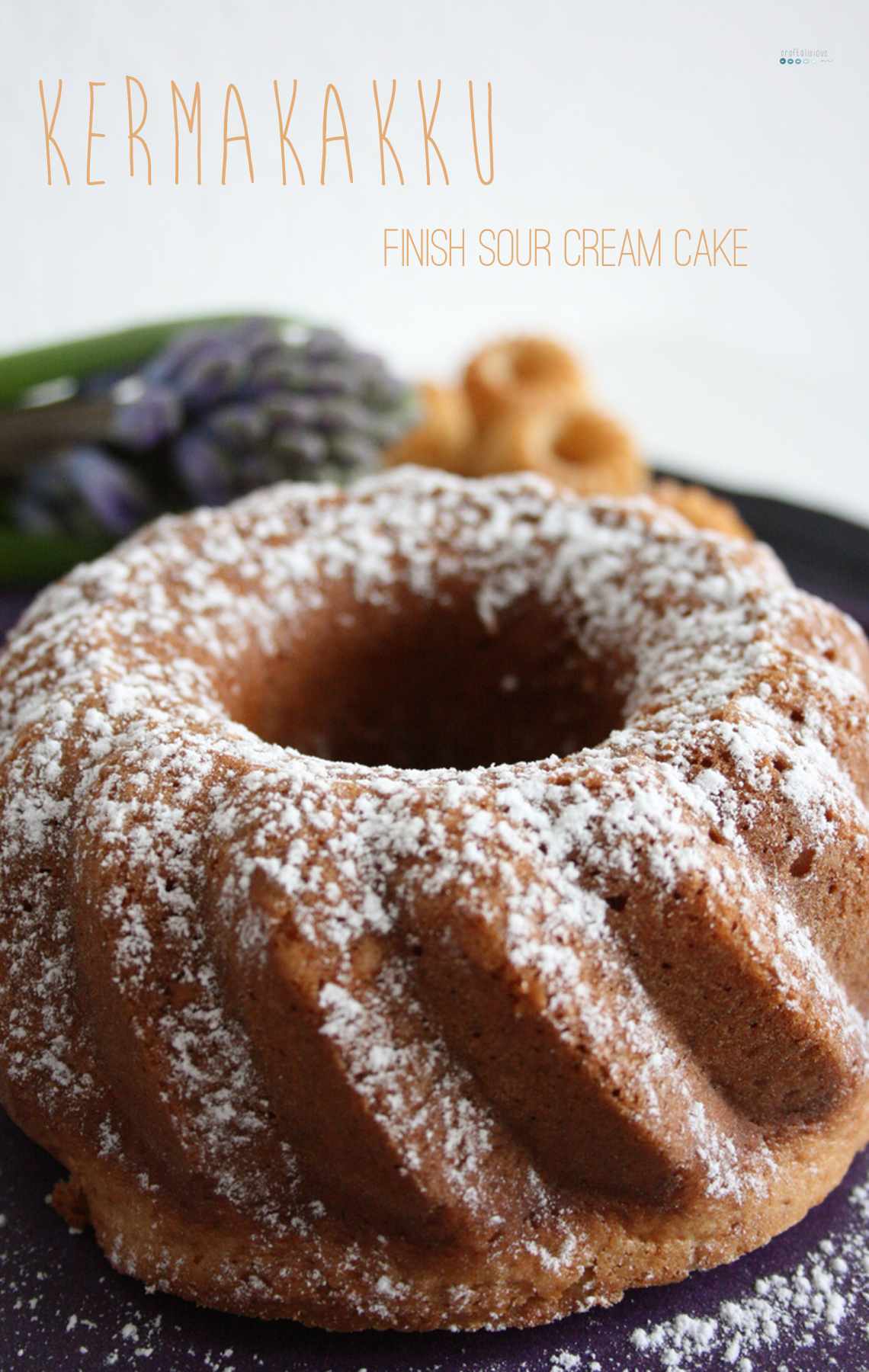 Kermakakku - Fisnish Sour Cream Cake