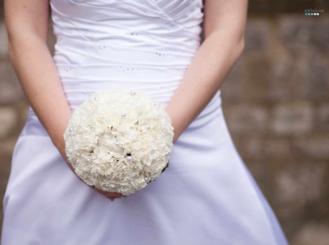 carnation bridal boquet