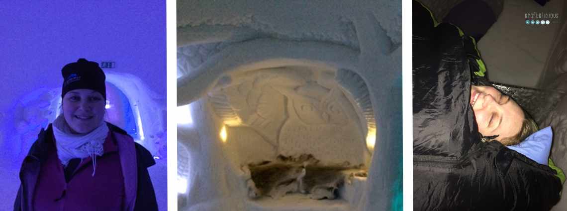 ice hotel sleeping