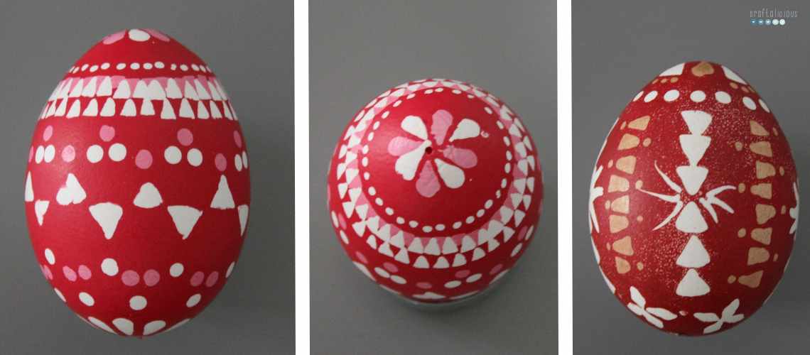 sorbian easter egg 2 colored red by craftaliciousme