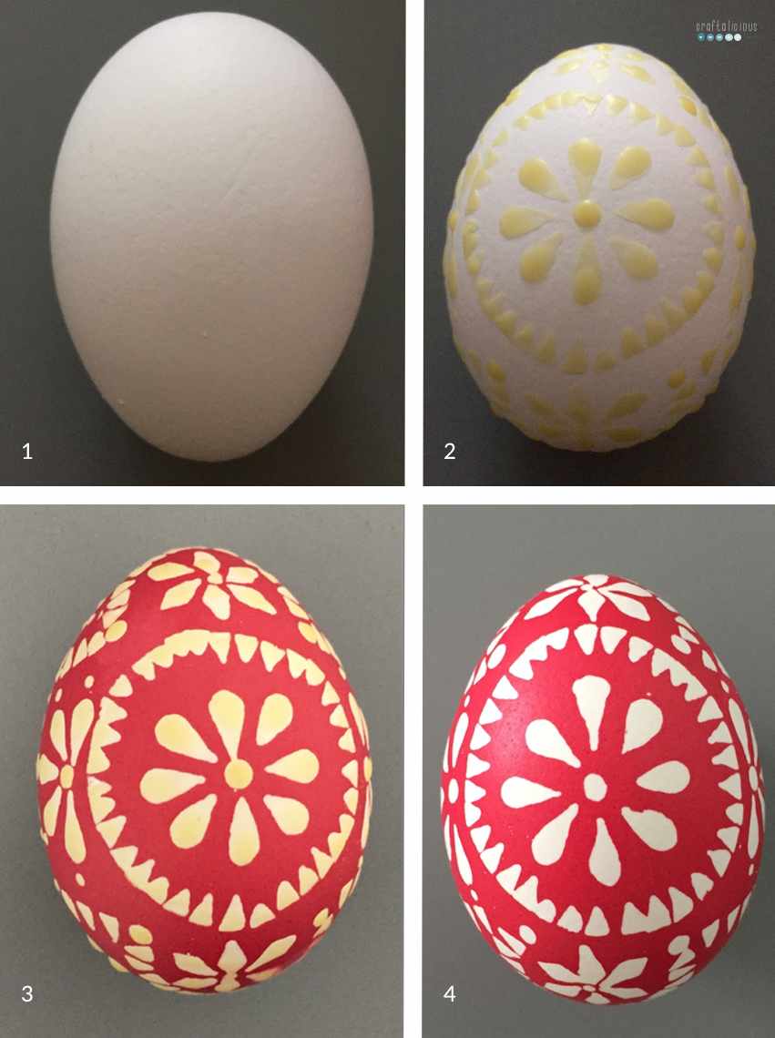tutorial sorbian easter eggs 1 color