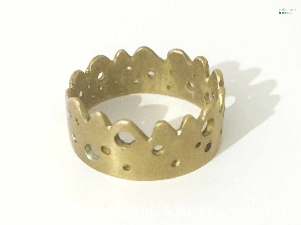 handmade crown ring