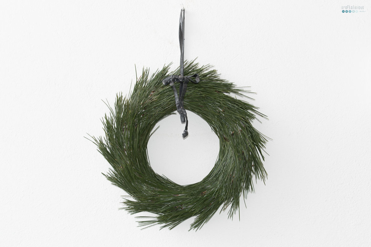 simple pine needle wreath | krank aus Tannennadeln
