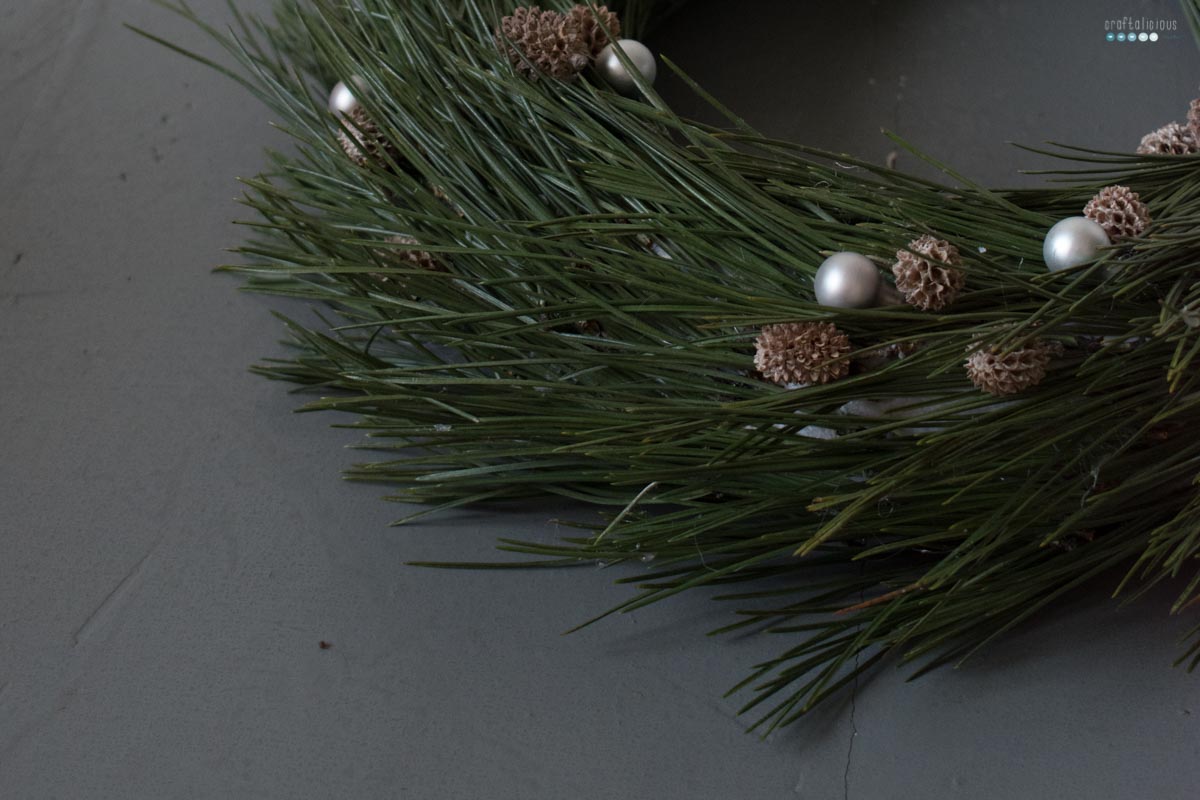 pine needle wreath | nadel advent kranz