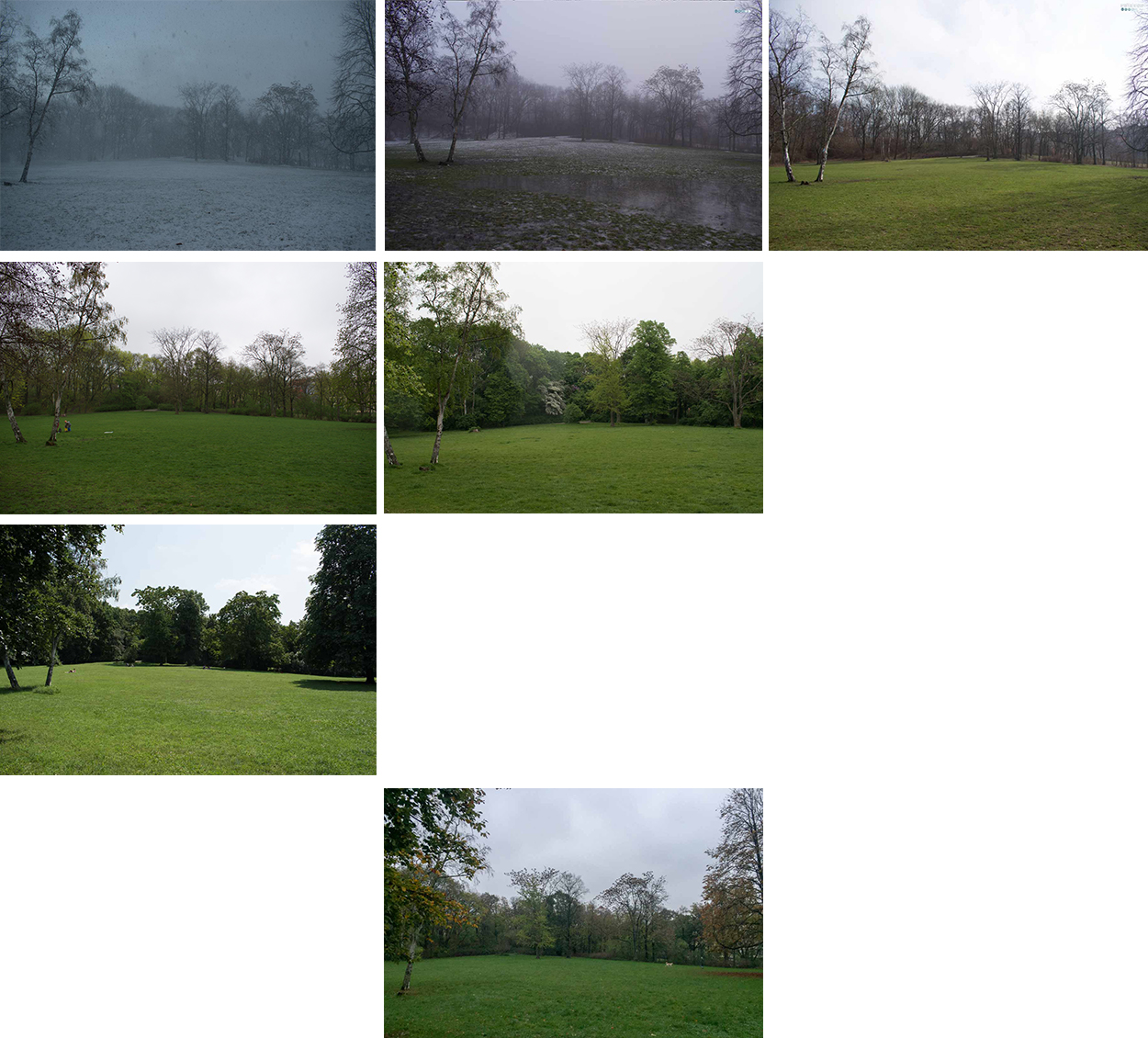 parklife photo project meadow collage Volkspark Friedrichshain