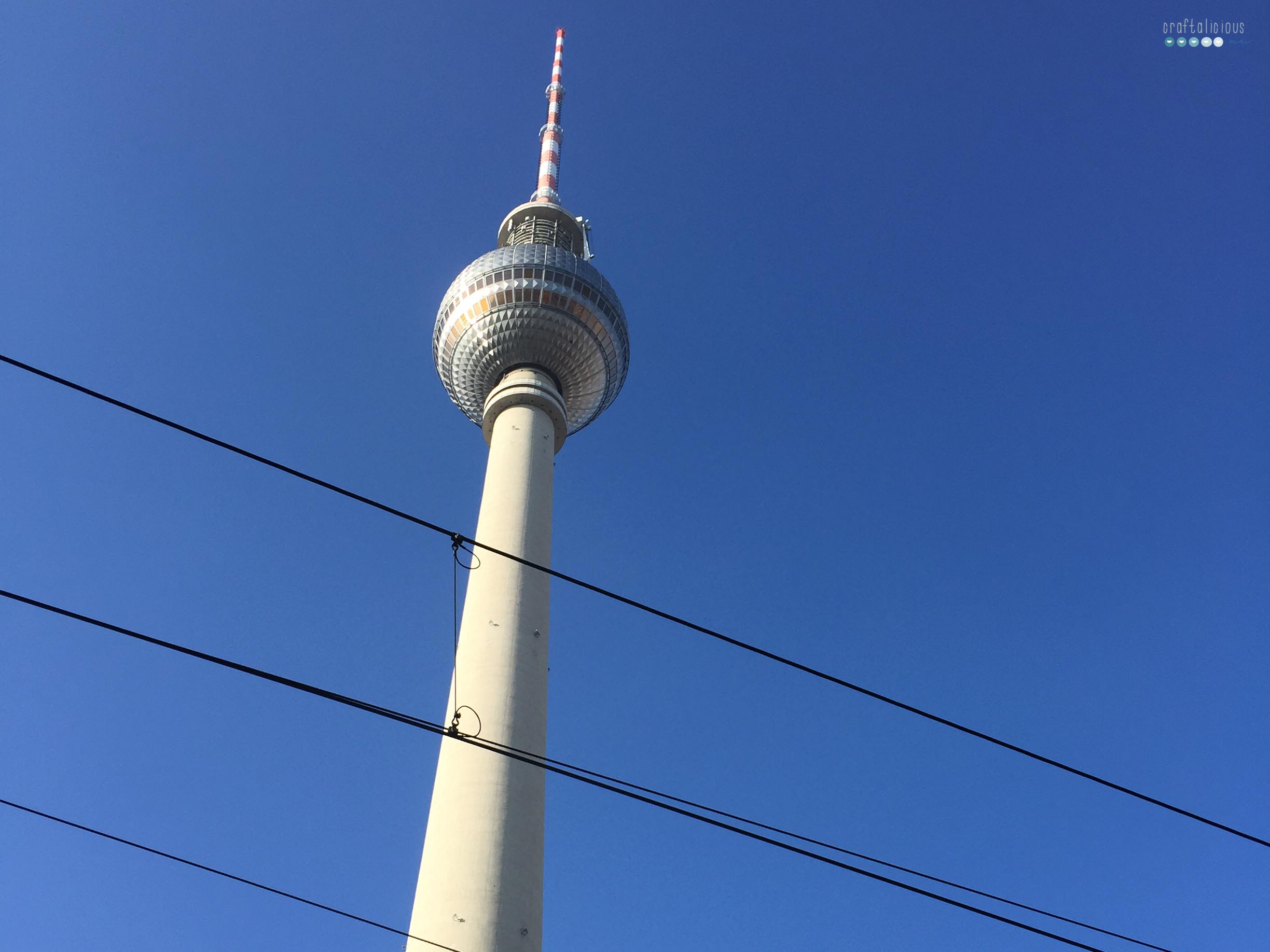 winter happens Berlin blue sky tv tower