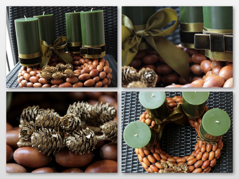 Adventskranz aus dem Walde