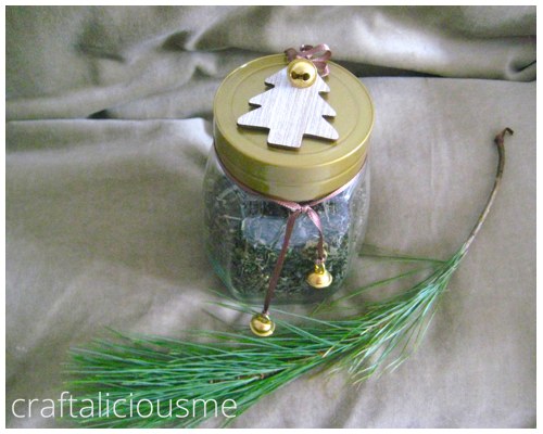 gift idea homade vanilla green tea