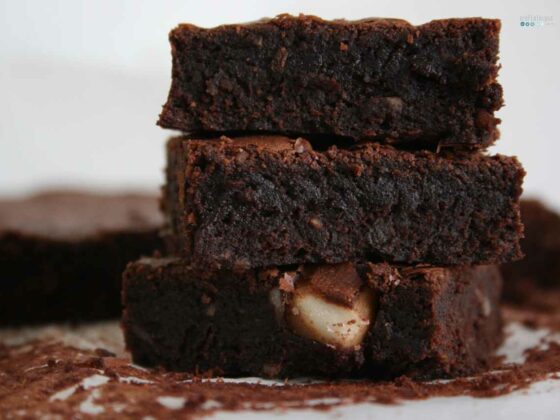 very chewy pecan brownies