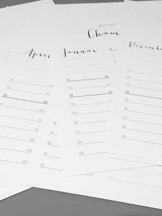 What to do with old calendars