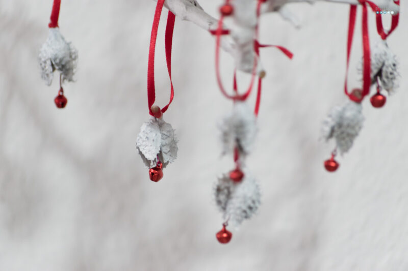 creative DIY_beech nut bells decoration