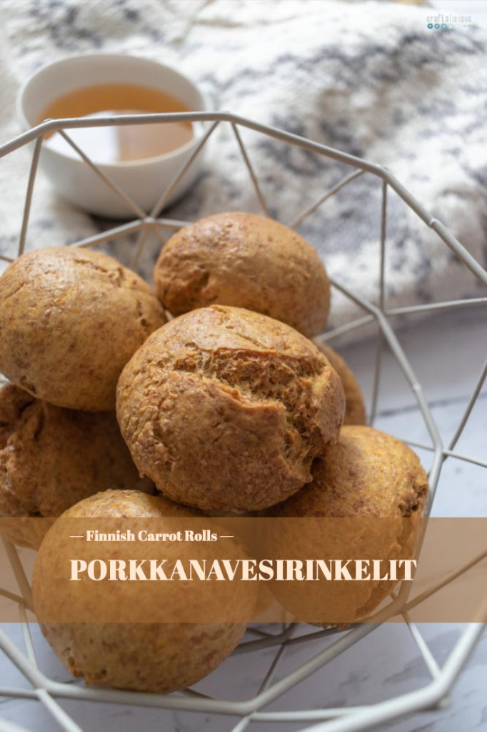 PORKKANAVESIRINKELIT – Finnish Carrot Rolls for easter brunch