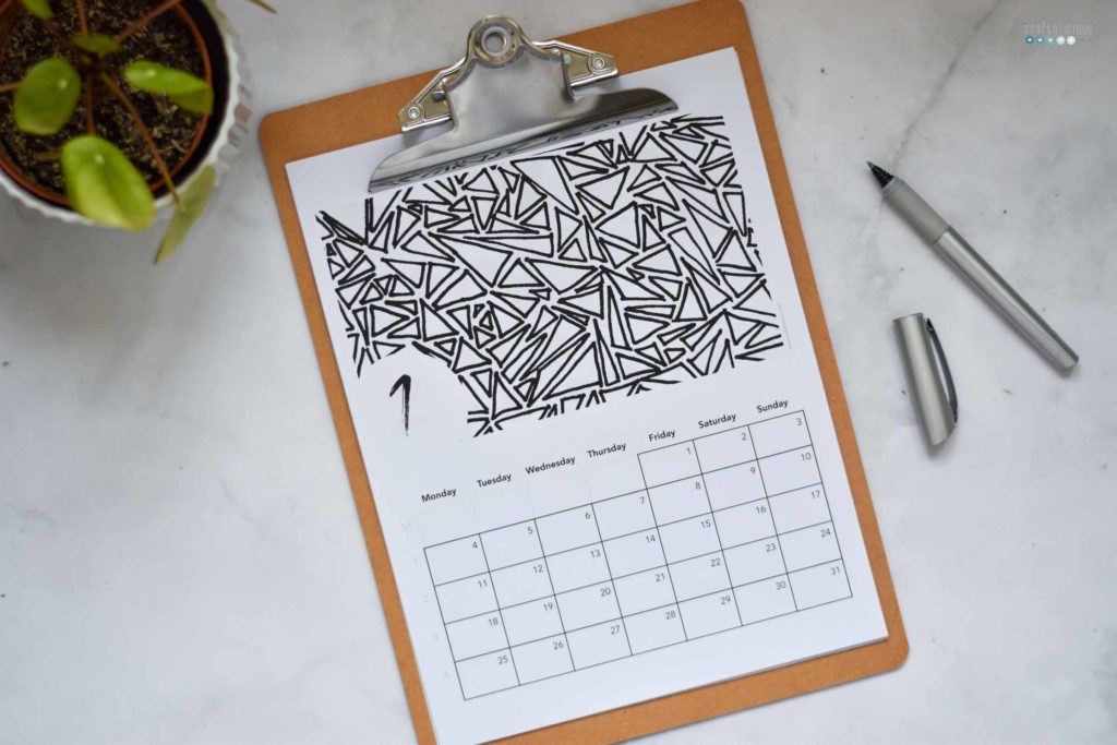 free printable pattern calendar craftaliciousme