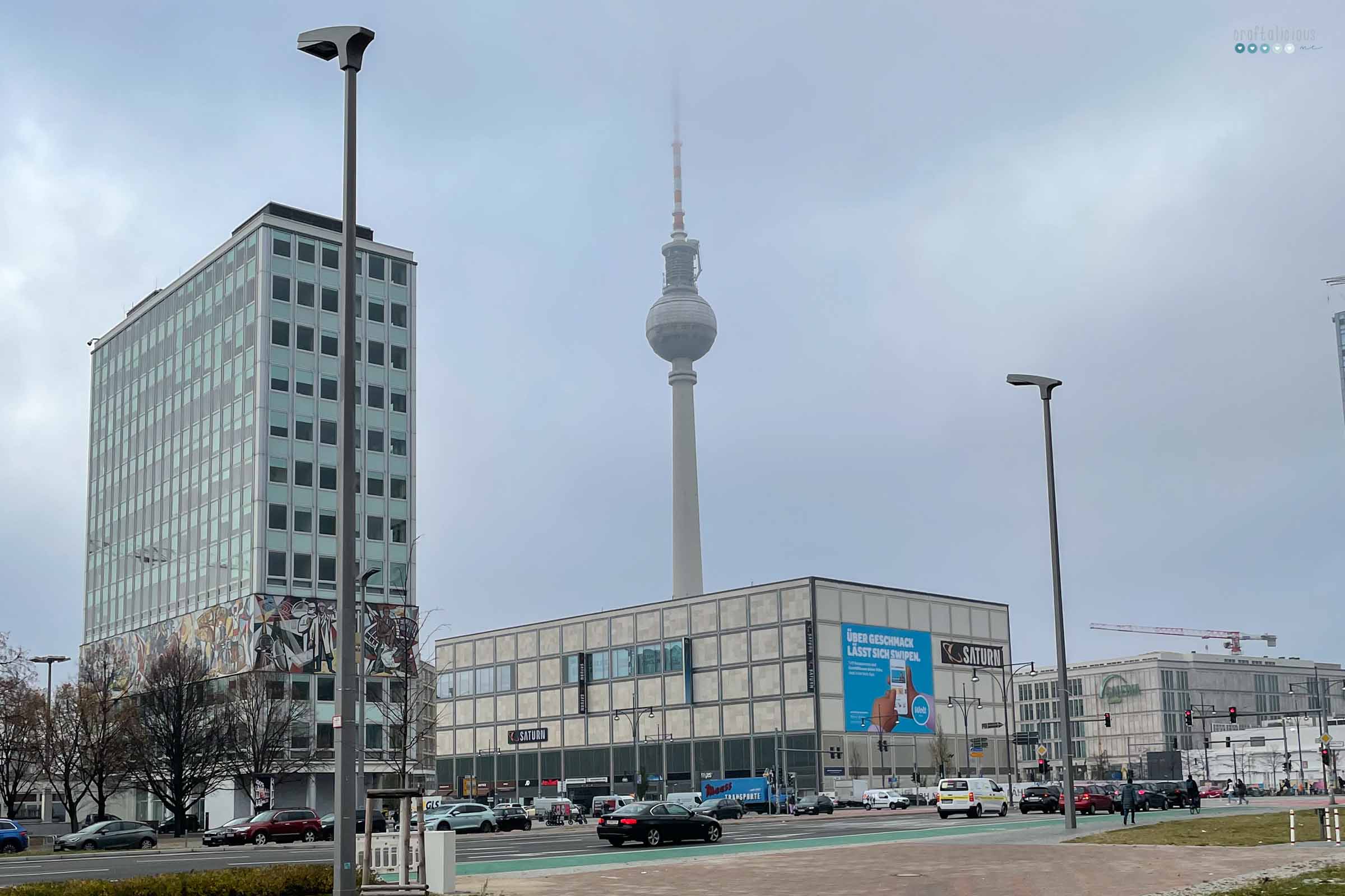 view of Alexanderplatz tv tower in fog EVERY DAY LIFE ON A RANDOM DAY craftaliciousme seeking creative life