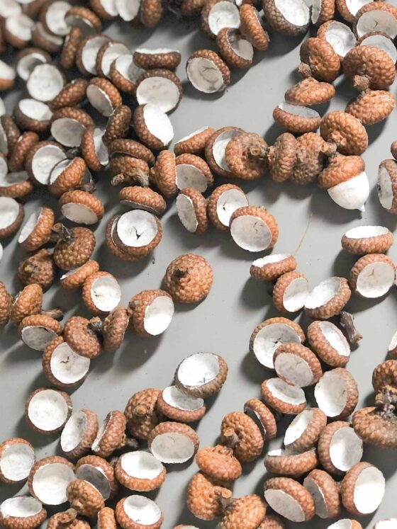 wreath with acorn hats craftaliciousme seeking creative life