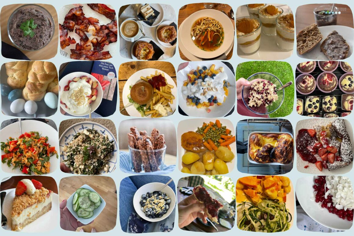 foods of the year colelction of different dishes