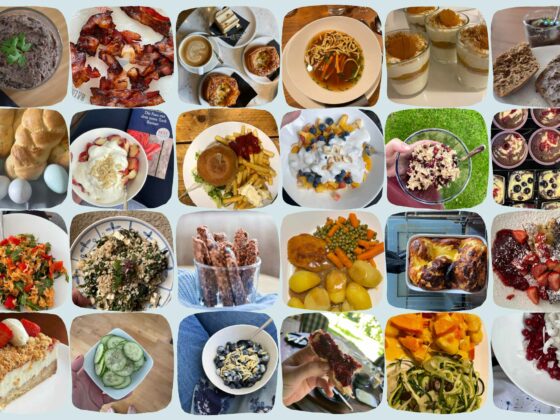 foods of the year colelction of different dishes