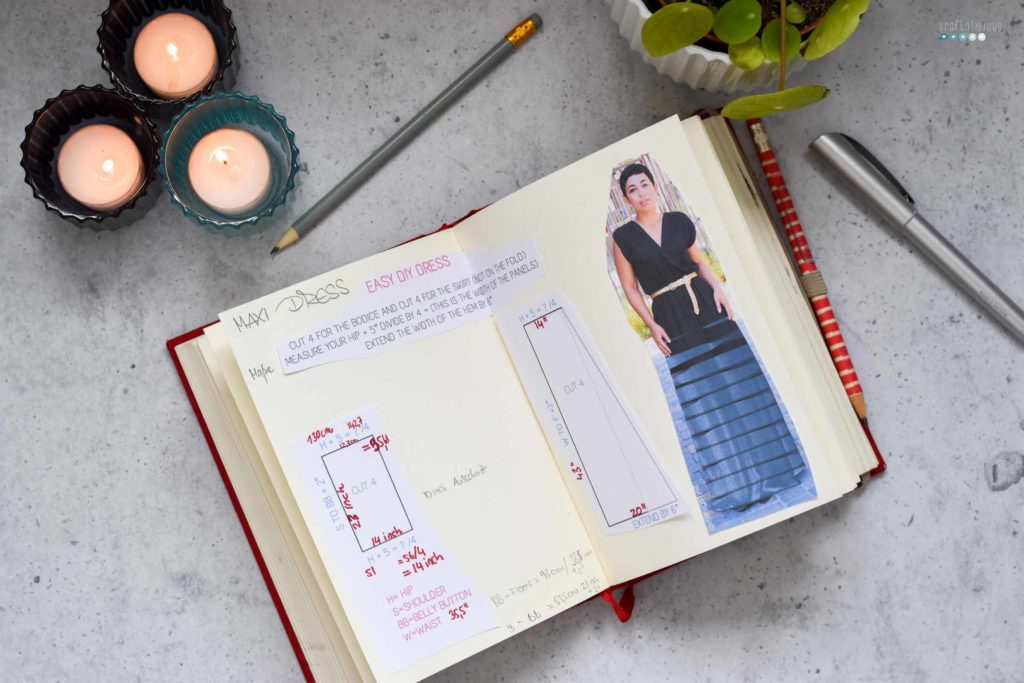 notebook love inspirational sewing