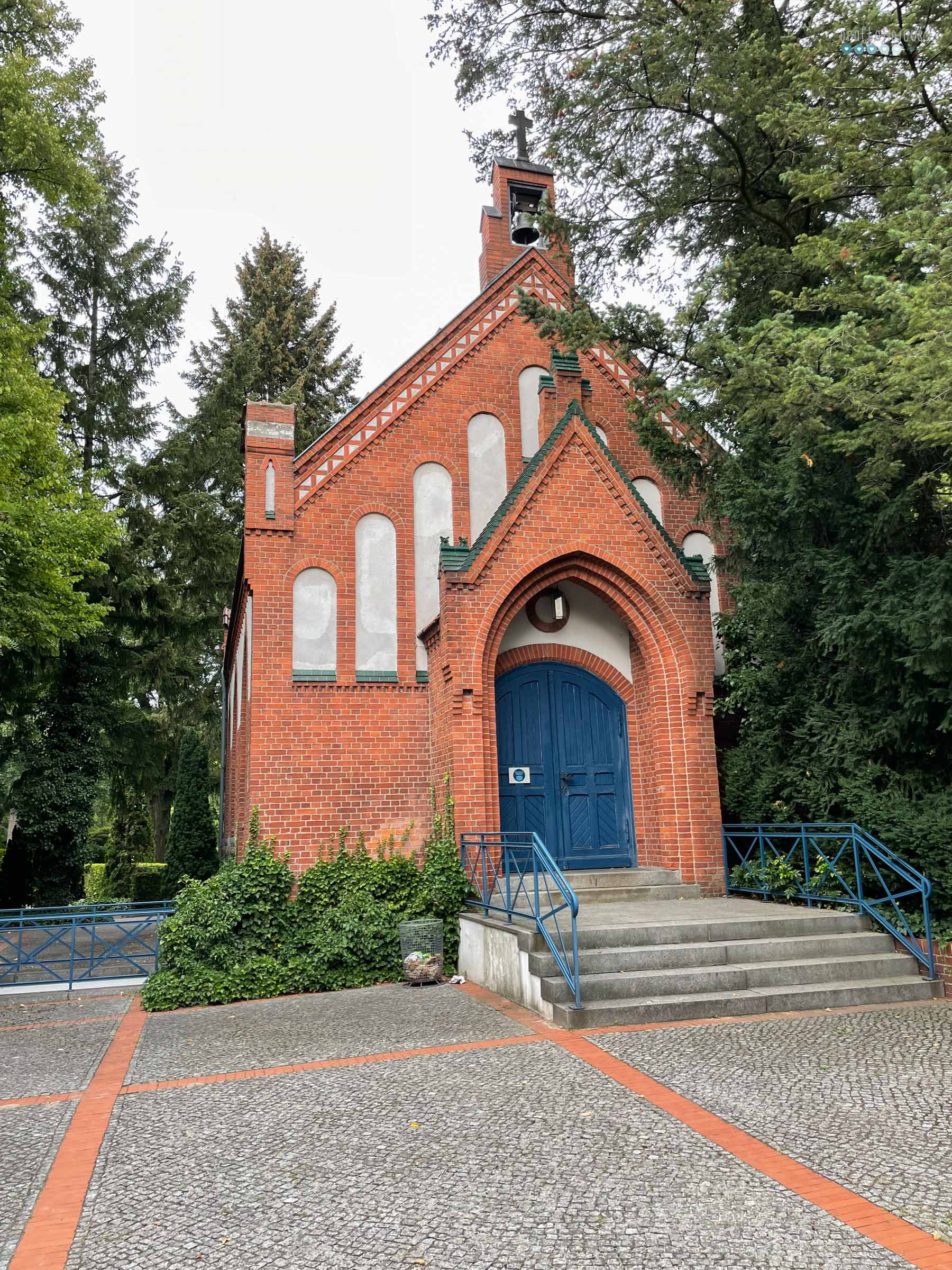 exploring the neighborhood chapel at cemetery
