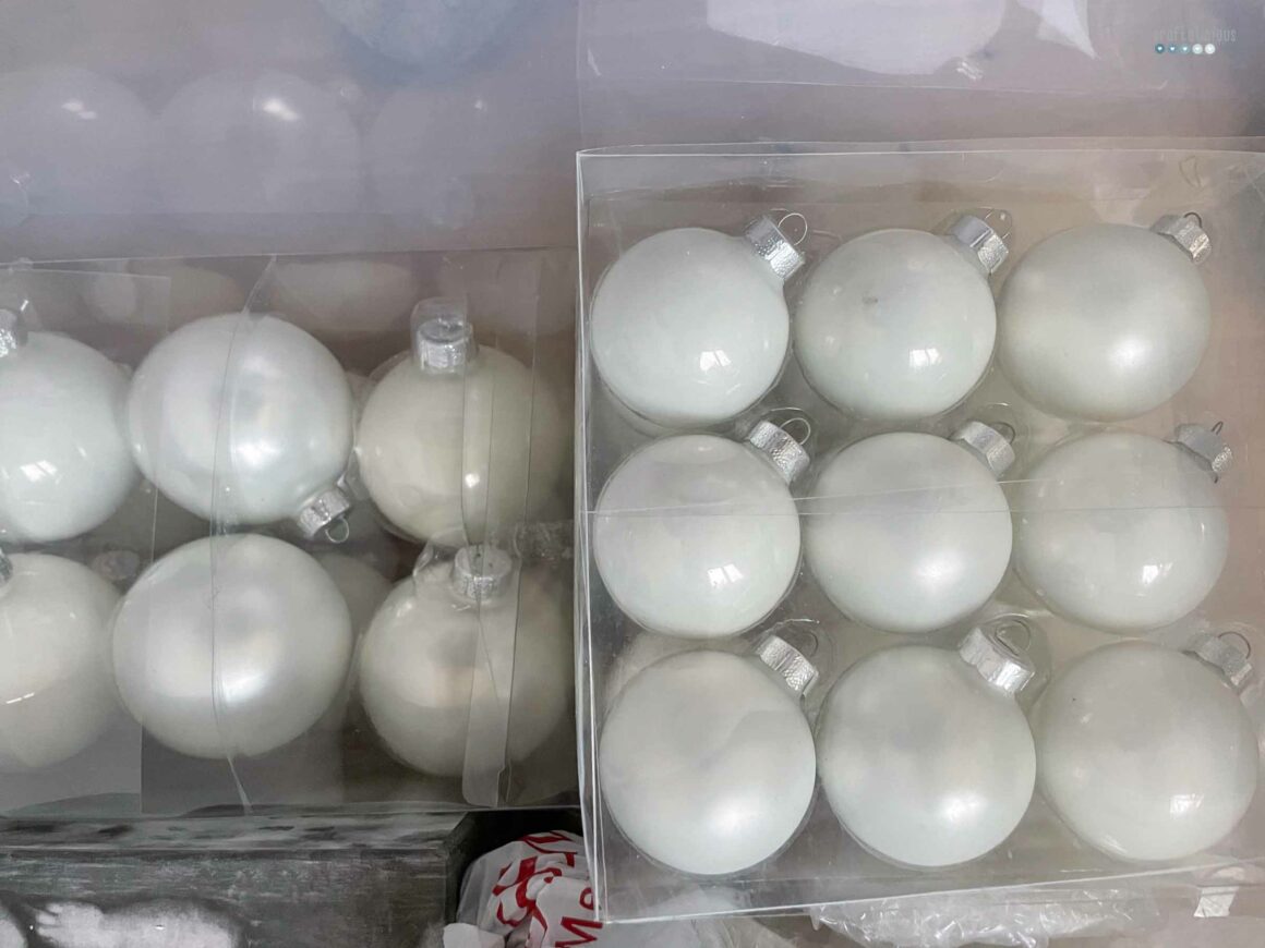 sorting christmas ornament collection christmas balls wedding