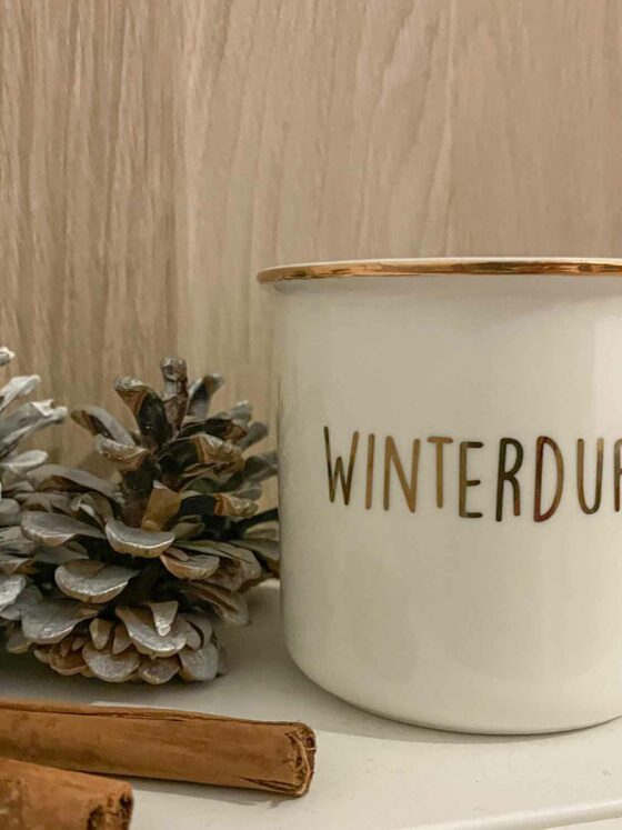 virtual coffee date December mug winterduft