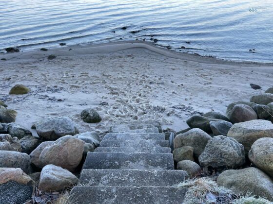 anniversary trip baltic sea frozen beach