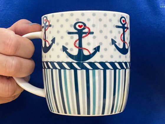 getting motorboat boat license anchor mug