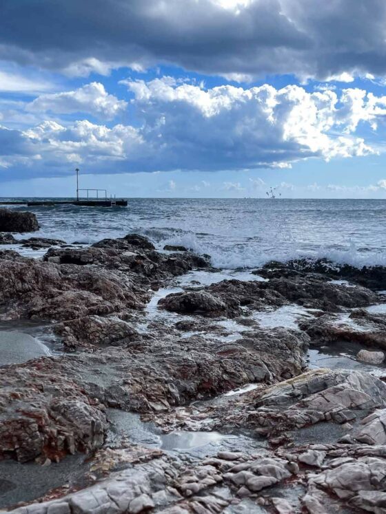mediterran sea with sky and clouds things I am thankful for