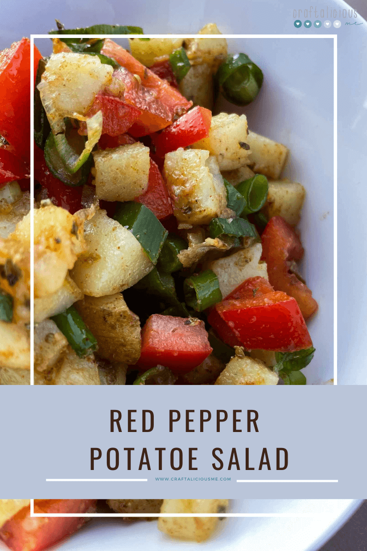 red pepper potate salad pinterest
