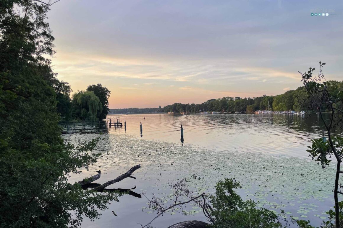 pastel sunset over river 12tel blick June