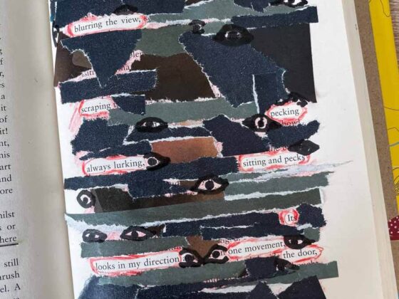 blackout poetry wordless wednesday