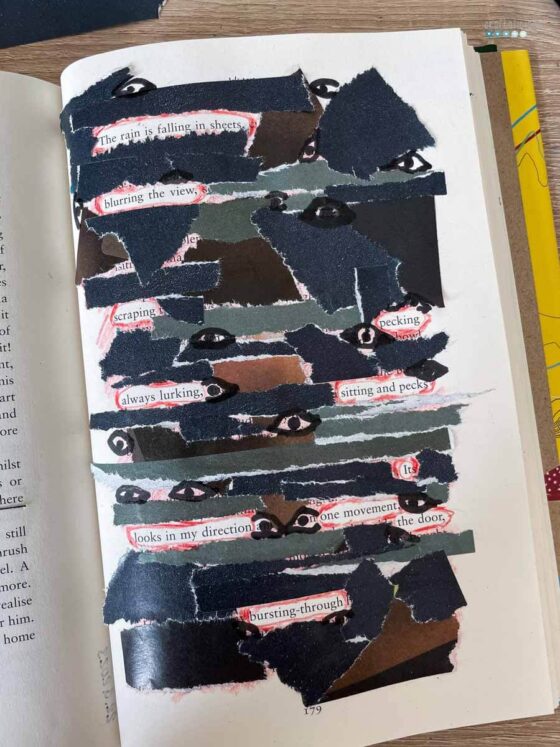 blackout poetry wordless wednesday