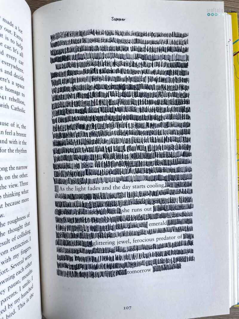 blackout poetry wordless wednesday