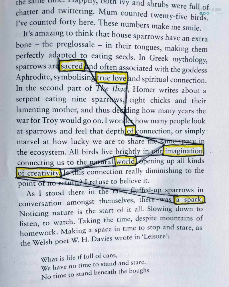 blackout poetry wordless wednesday