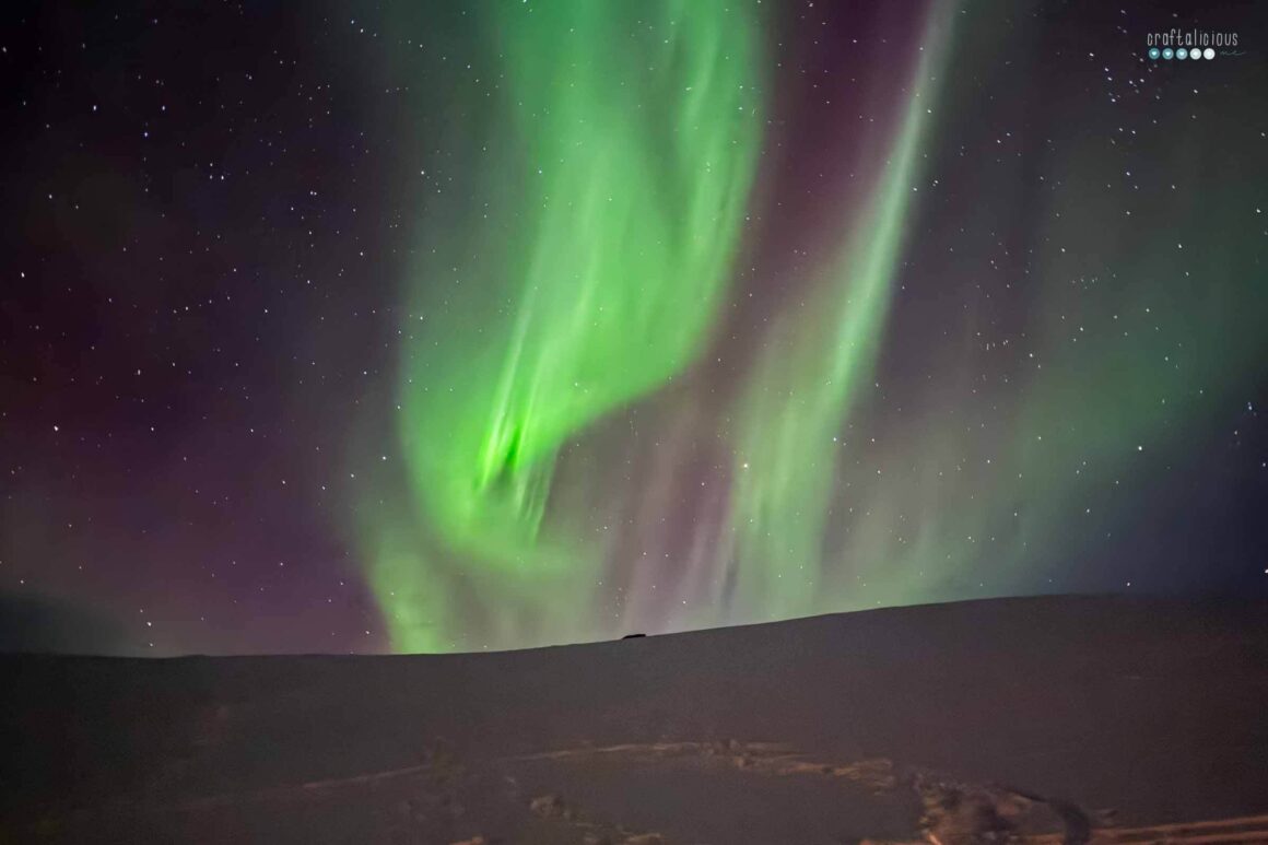 Arctic Adventure Polar Lights snow