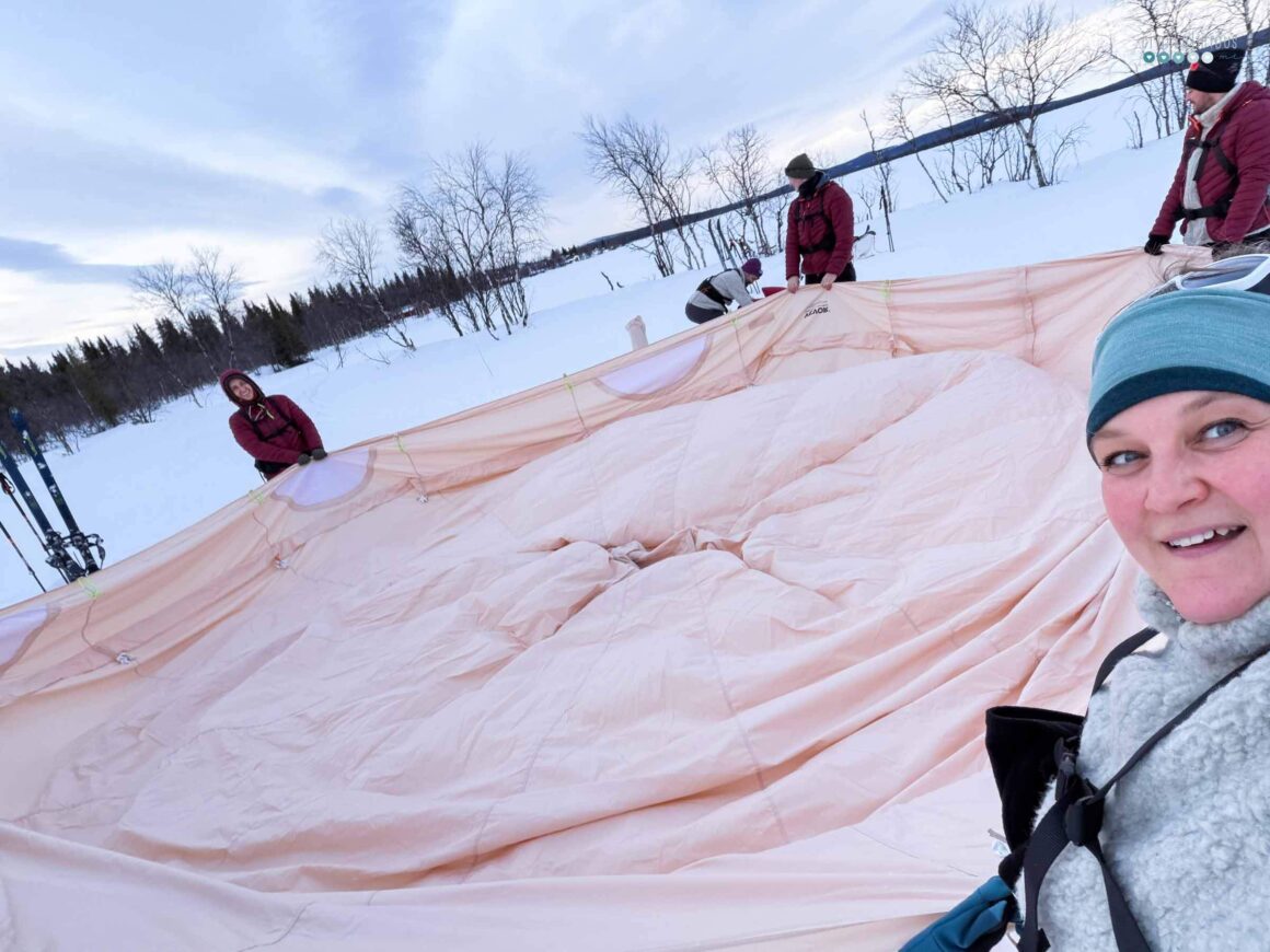 My ArcticAdventure tent set up
