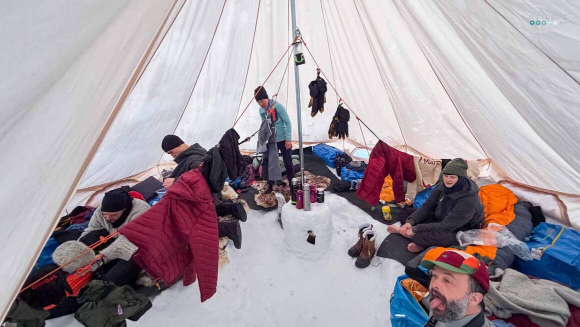 MyArcticAdventure tent life