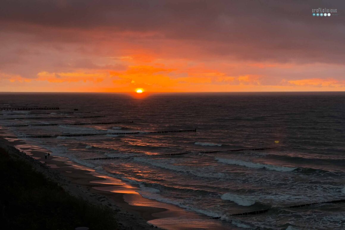 Days at the Baltic sunset
